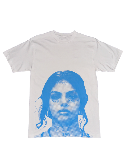 Summer Love Tee [White + Blue]